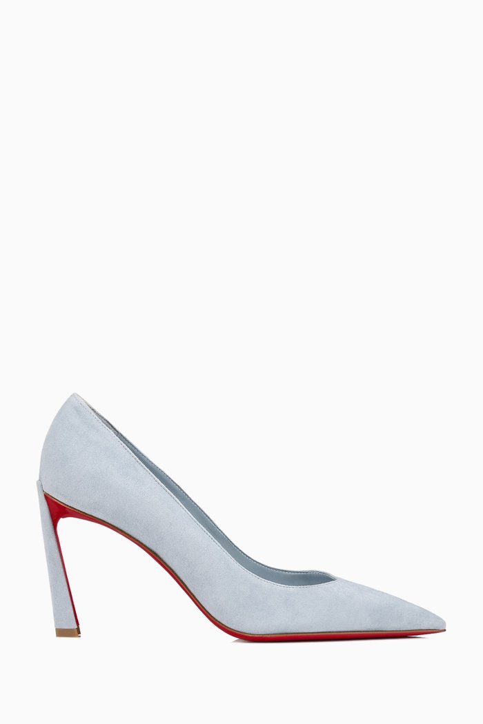 

Condora 85 Pumps in Veau Velours, Grey