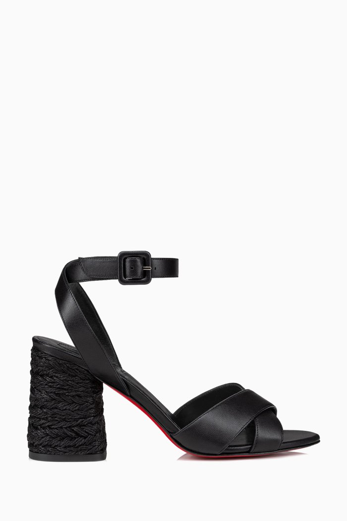 

Summer Mariza 85 Sandals in Nappa Leather, Black