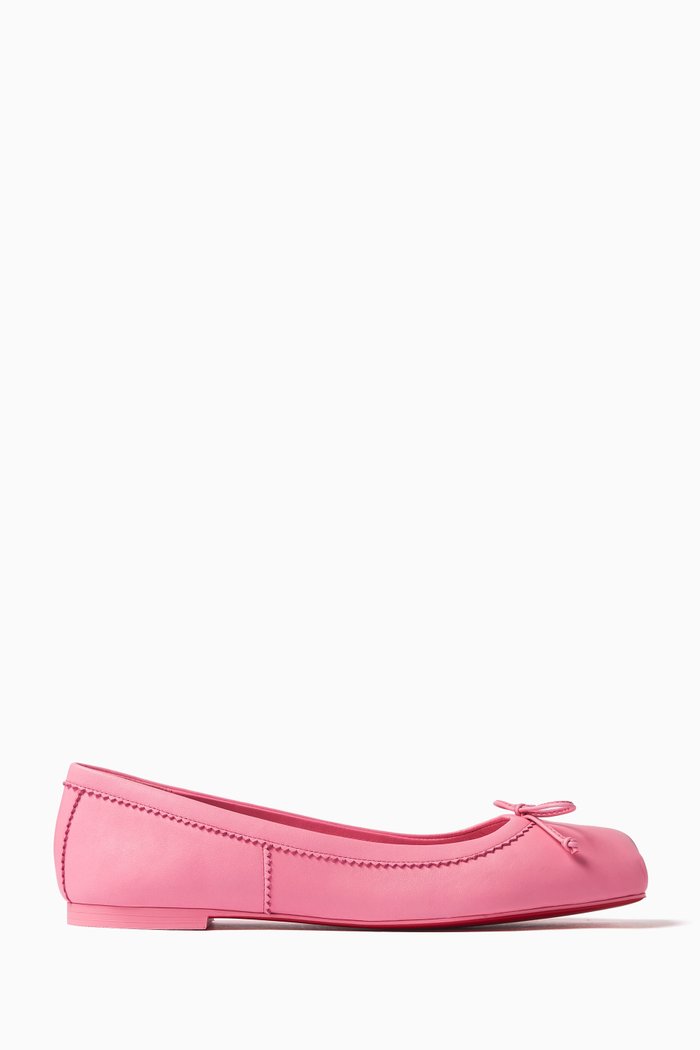 

Mamadrague Ballerina Flats in Nappa Leather, Pink