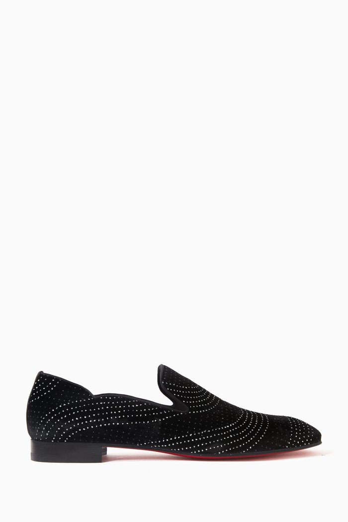 

Dandy Chick Loafers in Velvet, Black