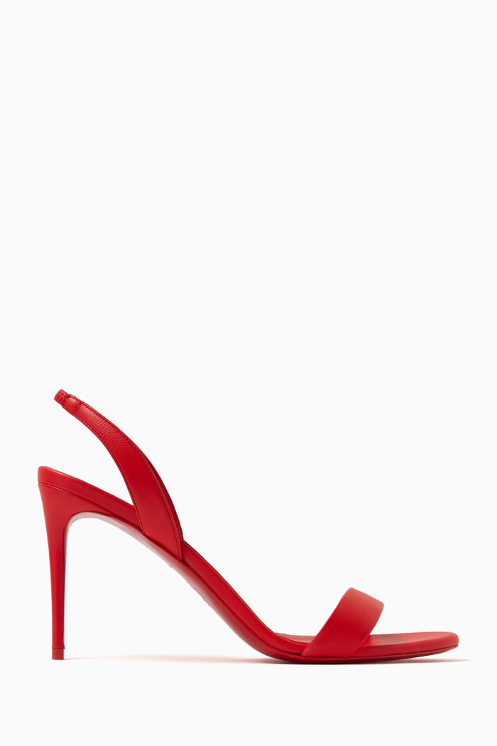 

O Marylin 85 Sandals in Nappa, Red