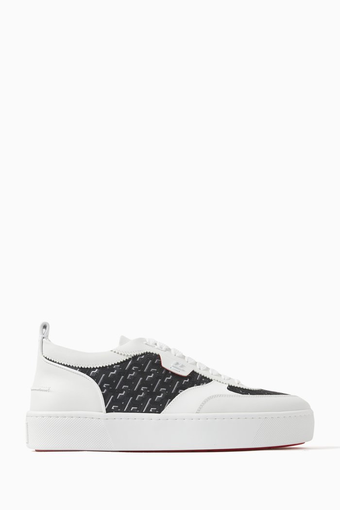 

Happyrui Techno Sneakers in Leather & Suede, White