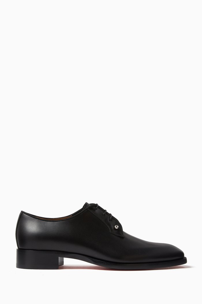 

Chambeliss Derby Shoes in Calf Leather, Black