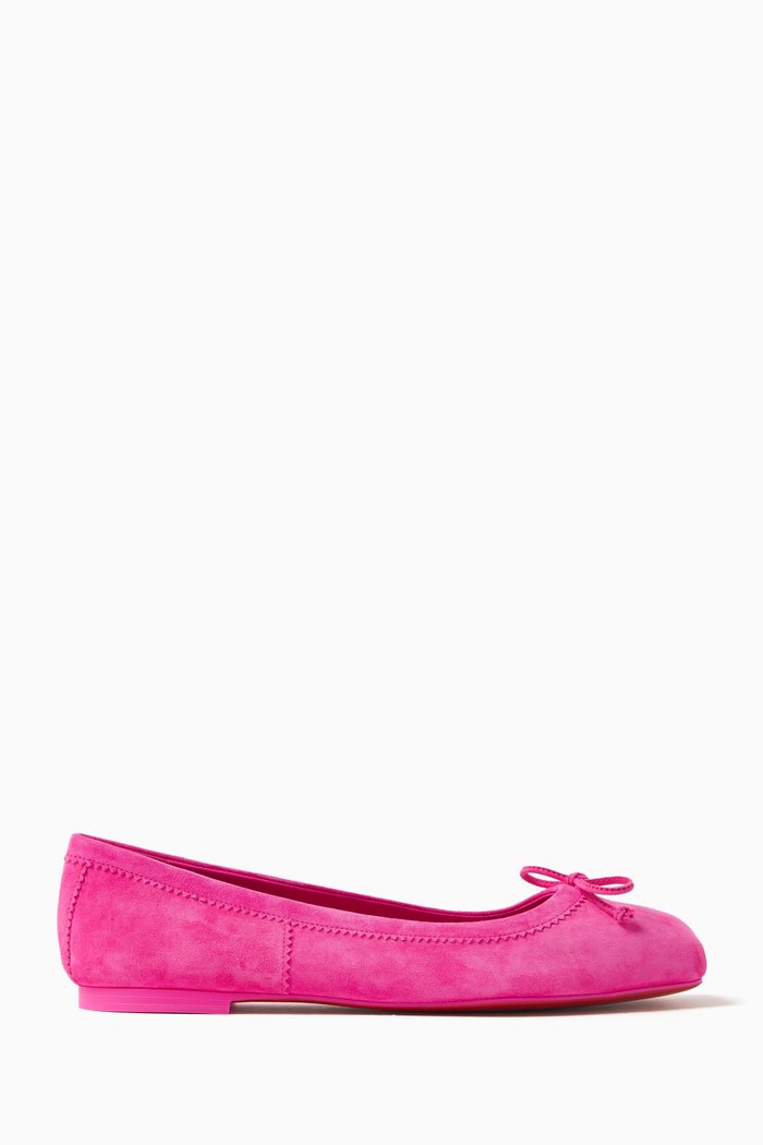 

Mamadrague Ballet Flats in Suede, Pink