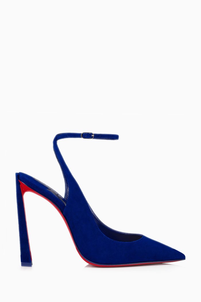 

Condora 100 Pumps in Suede Leather, Blue