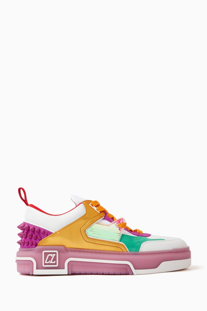 

Astroloubi Low-top Sneakers in Veau Velours, Multicolour