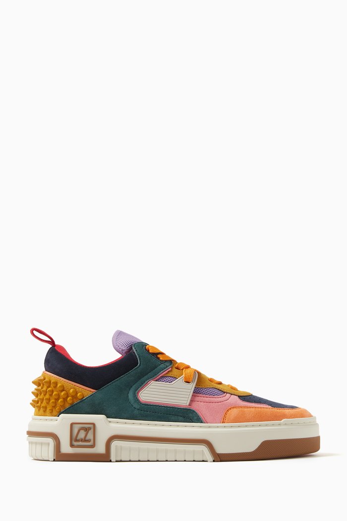 

Astroloubi Low-top Sneakers in Suede, Multicolour