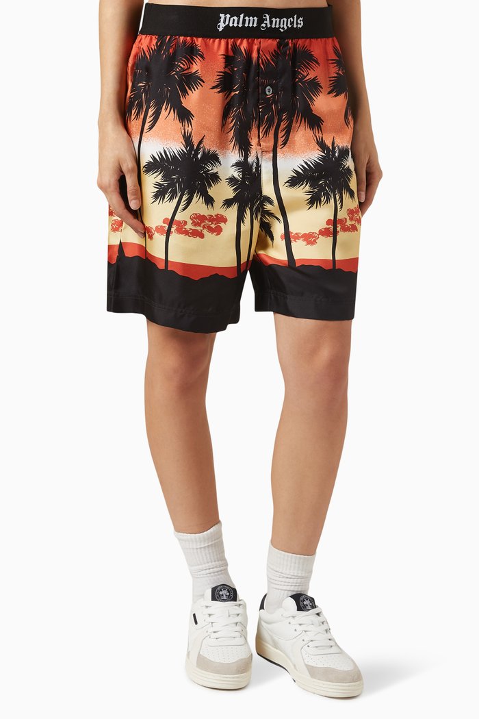 

Exclusive Degradé Palms Easy Shorts, Orange