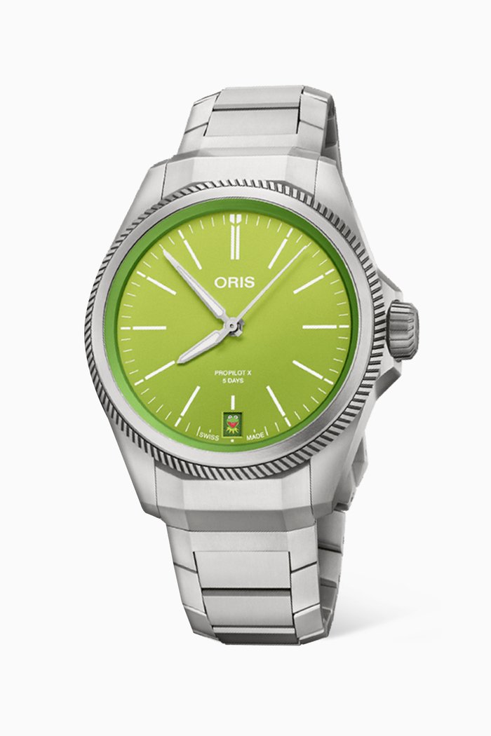 

x Kermit ProPilot Automatic Titanium Watch, 39mm, Green