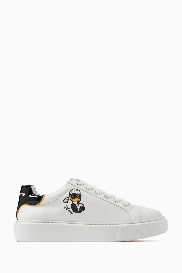 

x Disney Maxi Kup Sneakers in Faux Leather, White