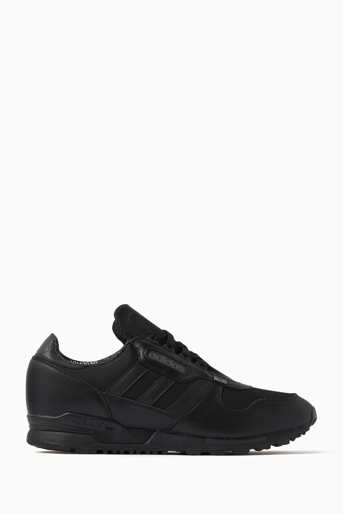 

Hartness SPZL Sneakers in Knit Mesh & Leather, Black
