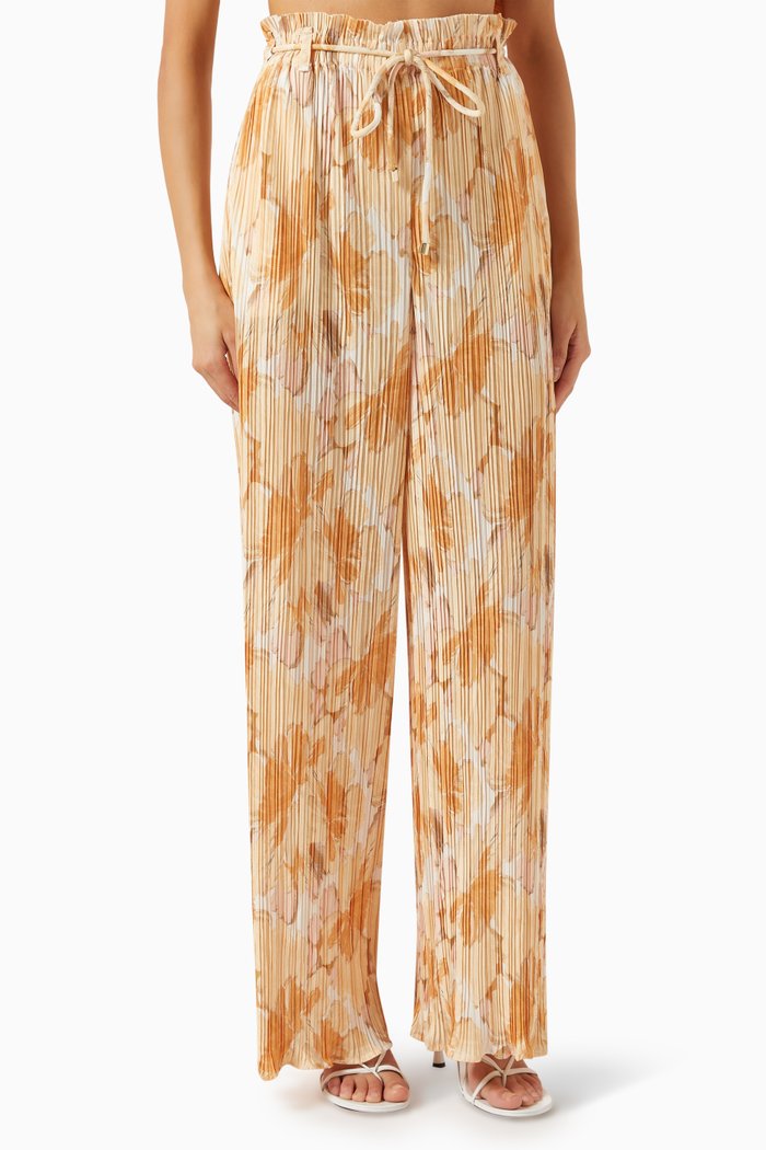 

Marlie Plissé Pants, Orange