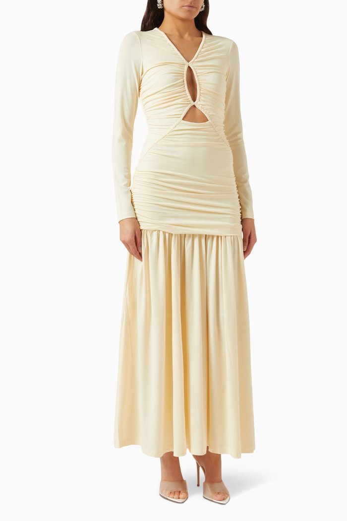 

Avah Maxi Dress, Yellow