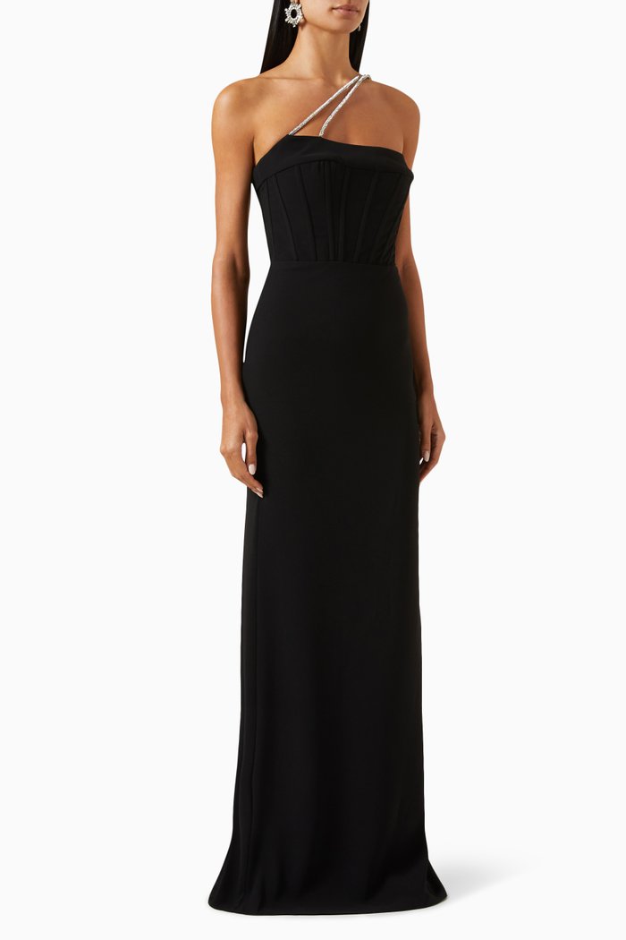 

Gloin Dress in Crepe, Black