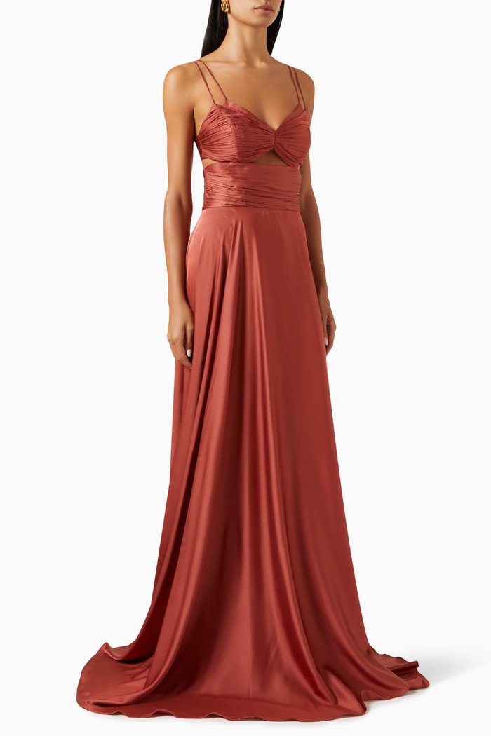 

Milky Dress in Satin, Pink