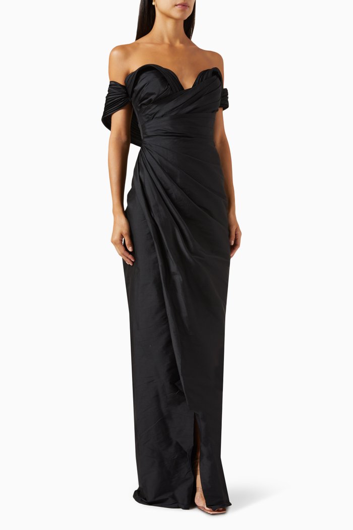 

Maria Elbise in Taffeta, Black