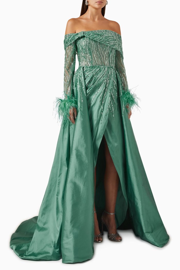 

Madison Elbise Dress, Green