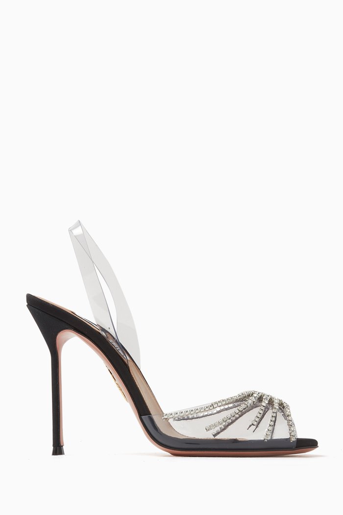 

Sunshine 105 Slingback Sandals in Plexi, Black