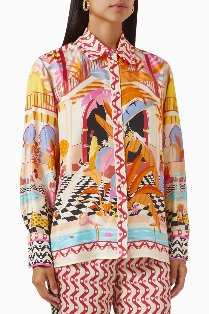 

Paule Shirt in Silk, Multicolour
