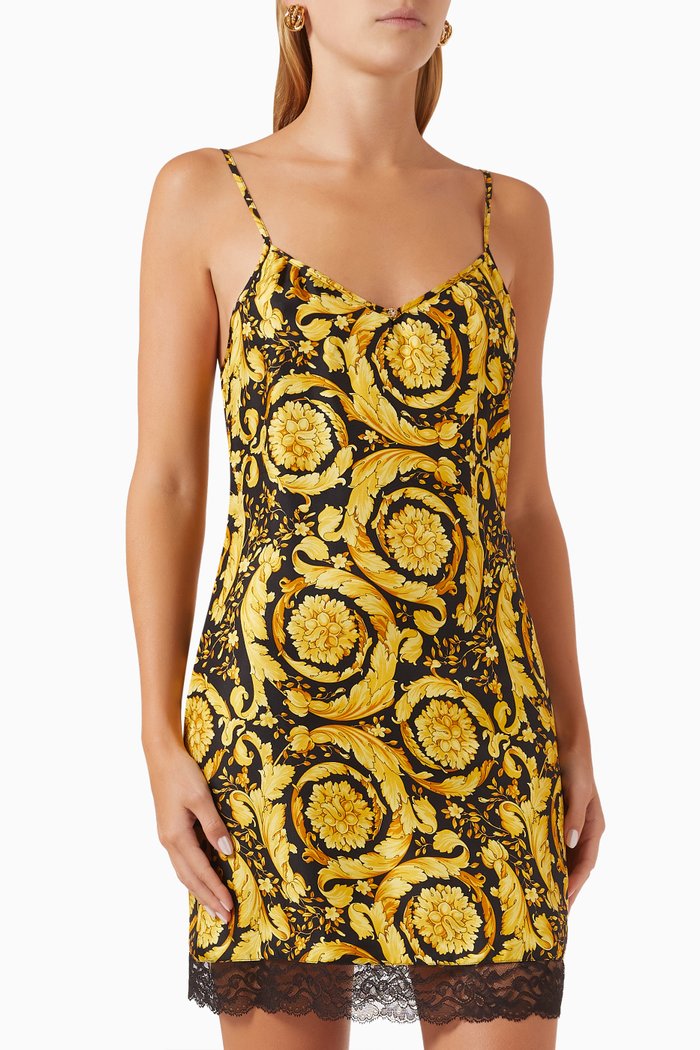 

Barocco-print Slip in Silk, Multicolour
