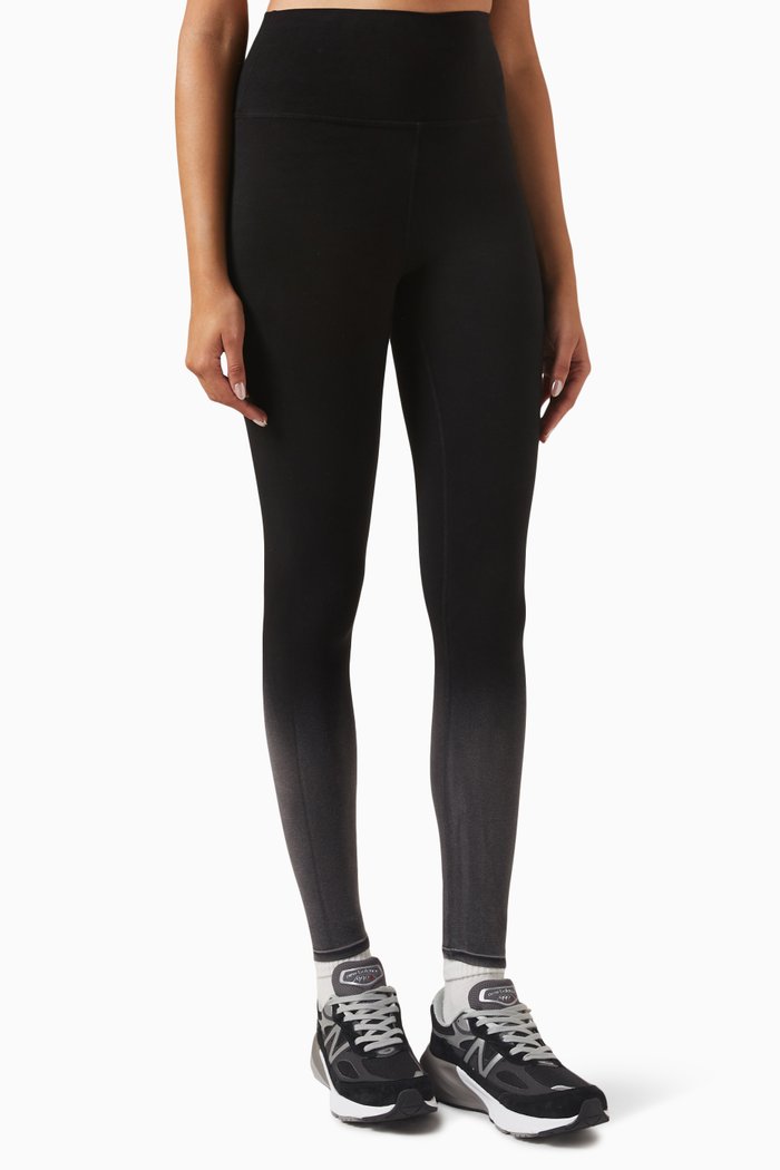 Sunset Leggings in Stretch-cotton, Black