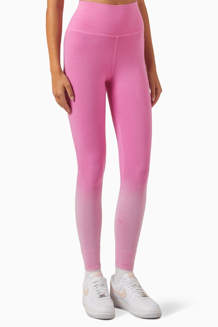 

Sunset Leggings in Stretch-cotton, Pink