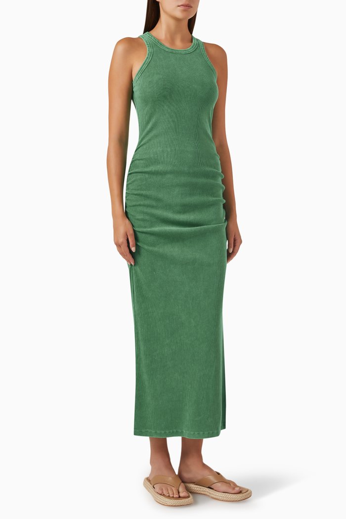 

Gamble Dress in Stretch-cotton, Green
