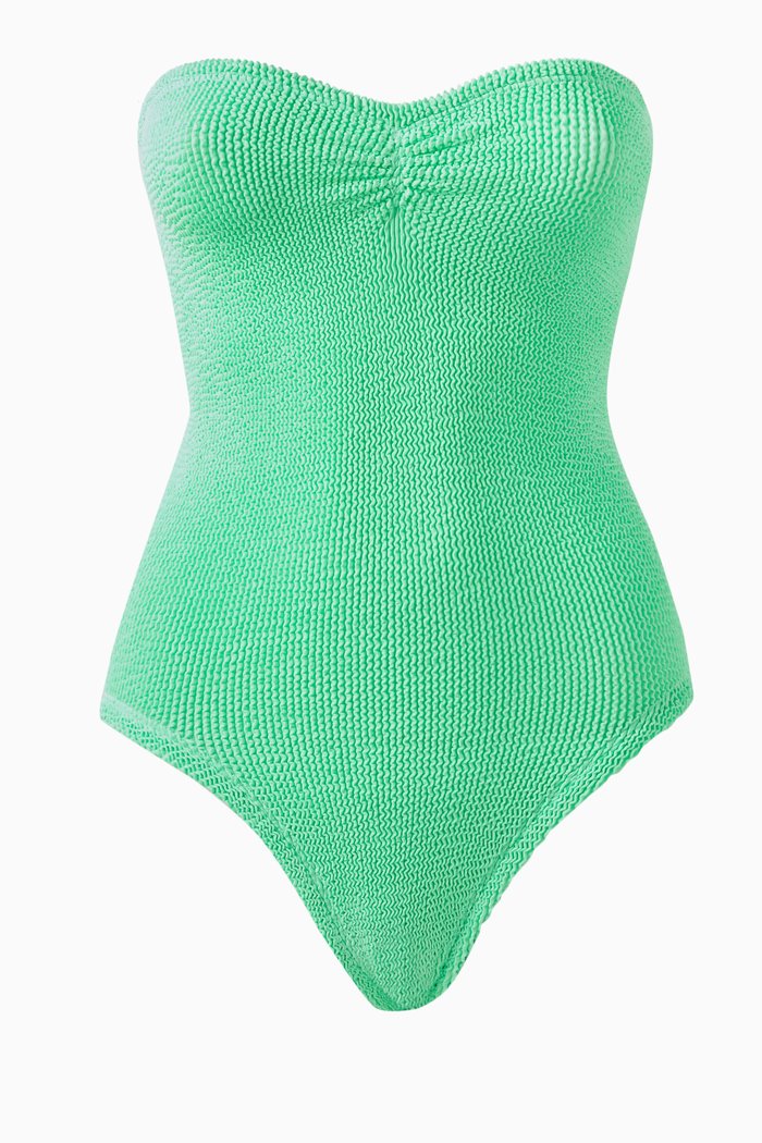 

Brooke Strapless One-Piece Swimsuit in Original Crinkle™, Green