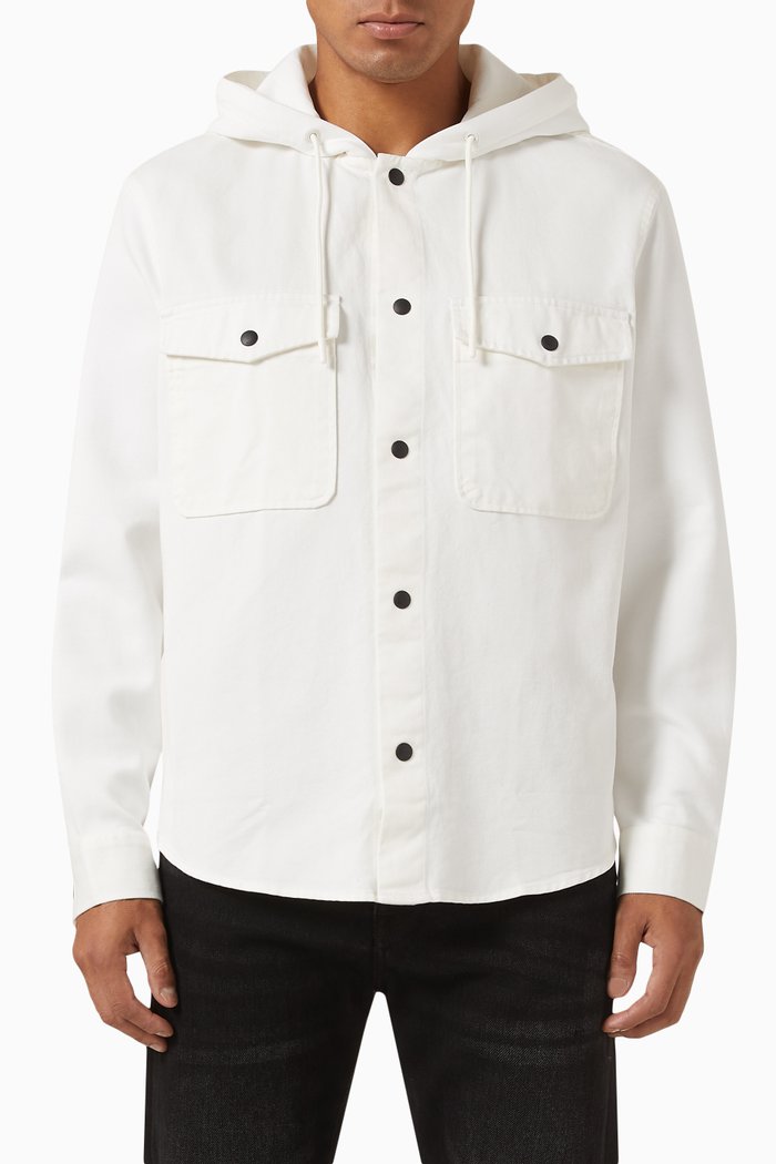 

Overshirt in Nylon, White