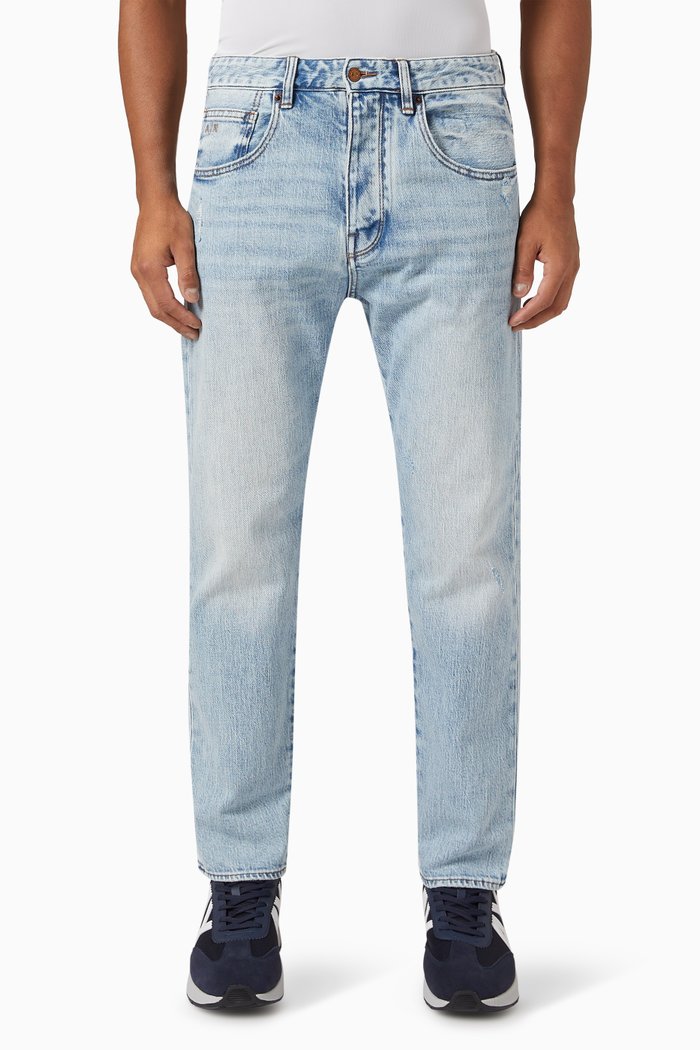 J24 Tapered Jeans in Denim, Blue