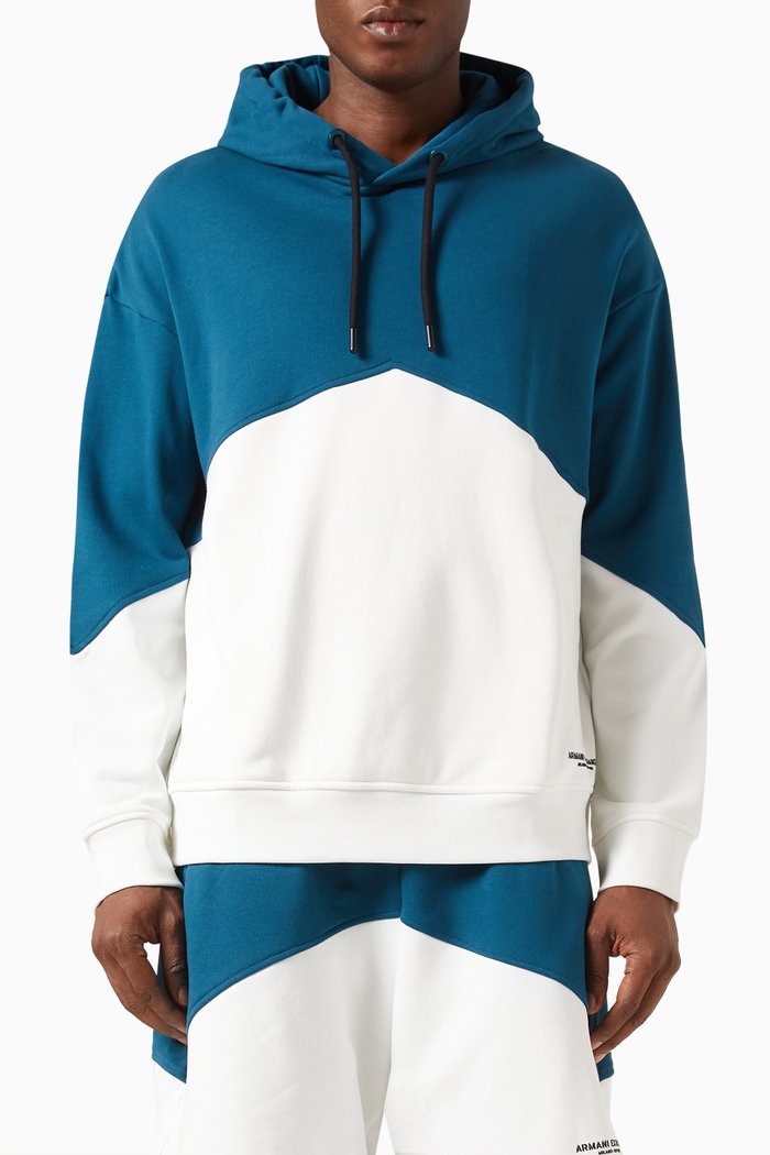 

Hoodie in Fleece, Blue