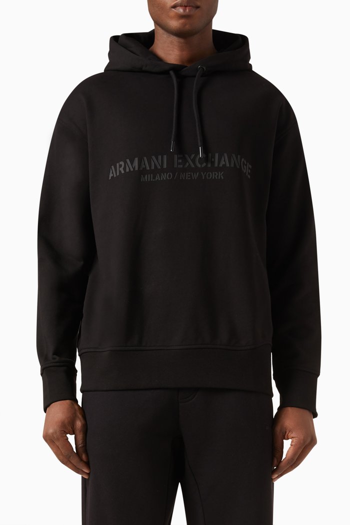 

Logo Hoodie in Fleece, Black