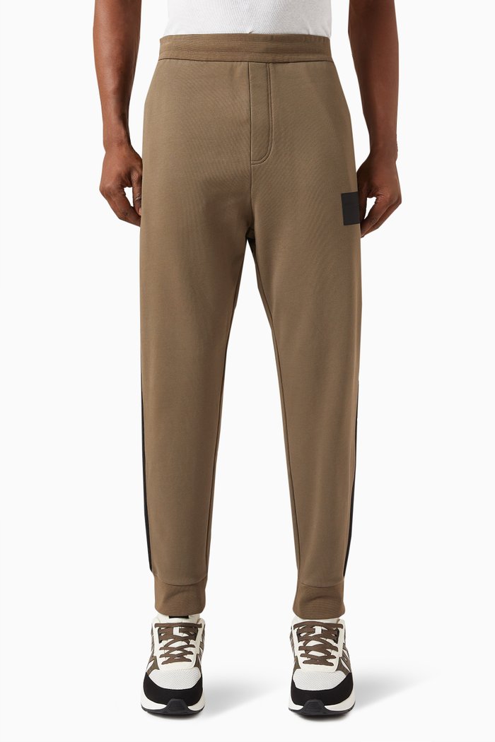 

Sweatpants in Nylon Jersey, Brown