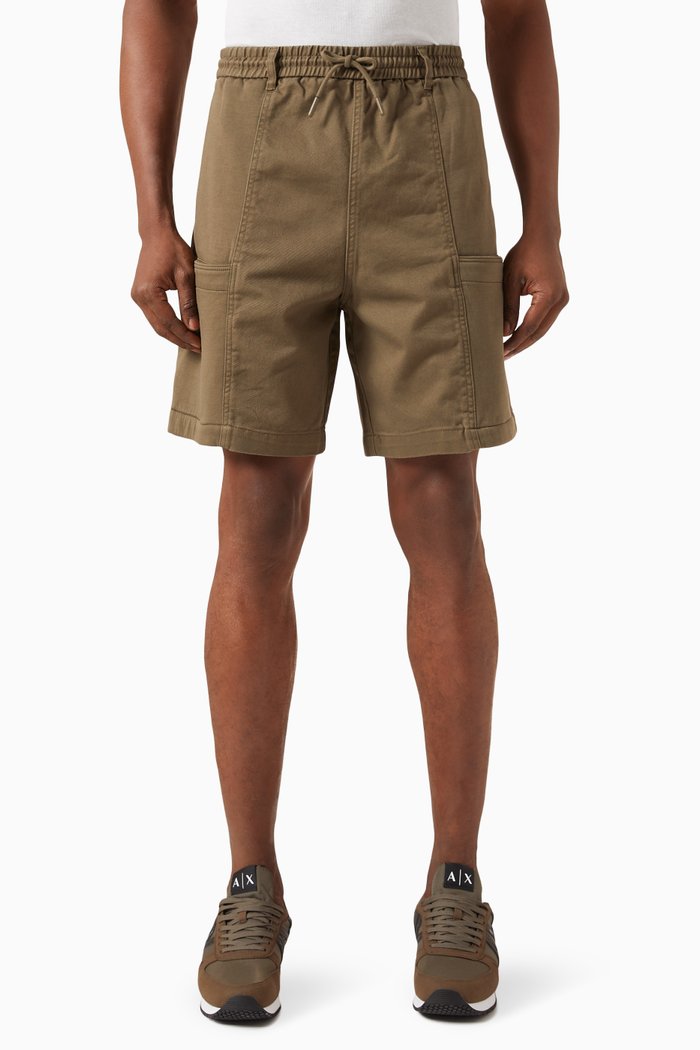 

Chino Shorts in Nylon, Brown