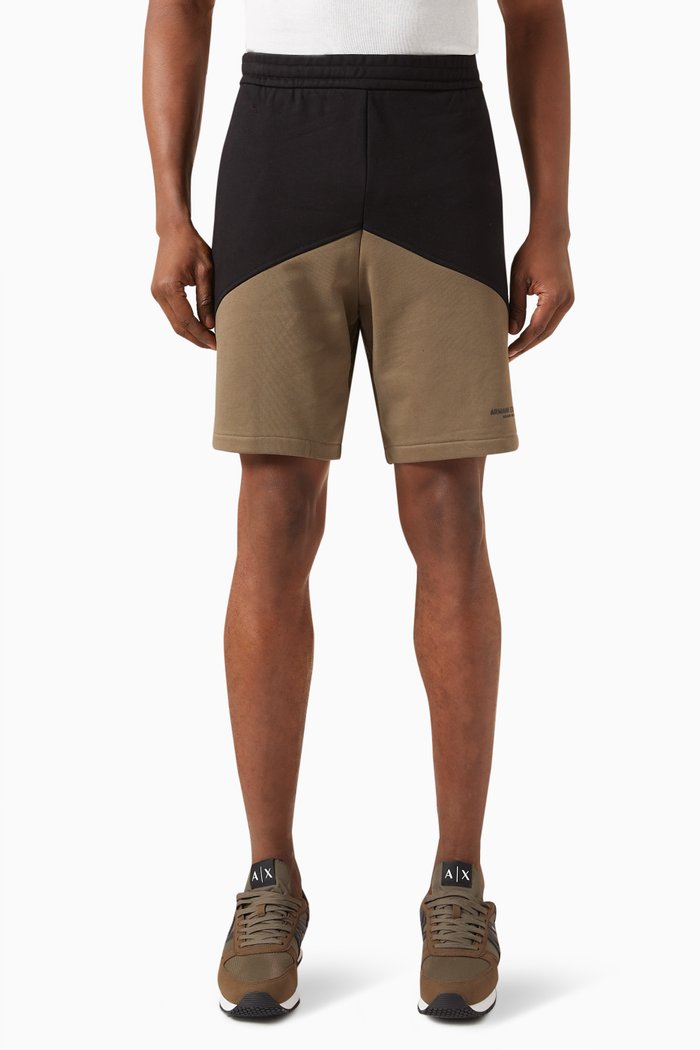 

Logo Sweatshorts in Fleece, Black