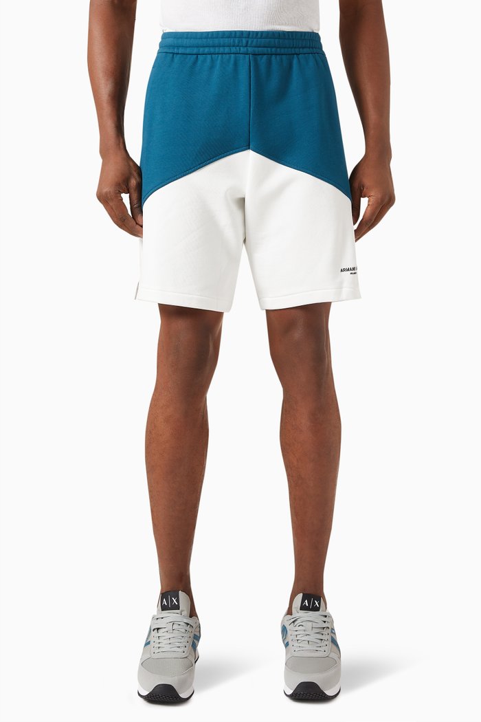 

Logo Sweatshorts in Fleece, Blue