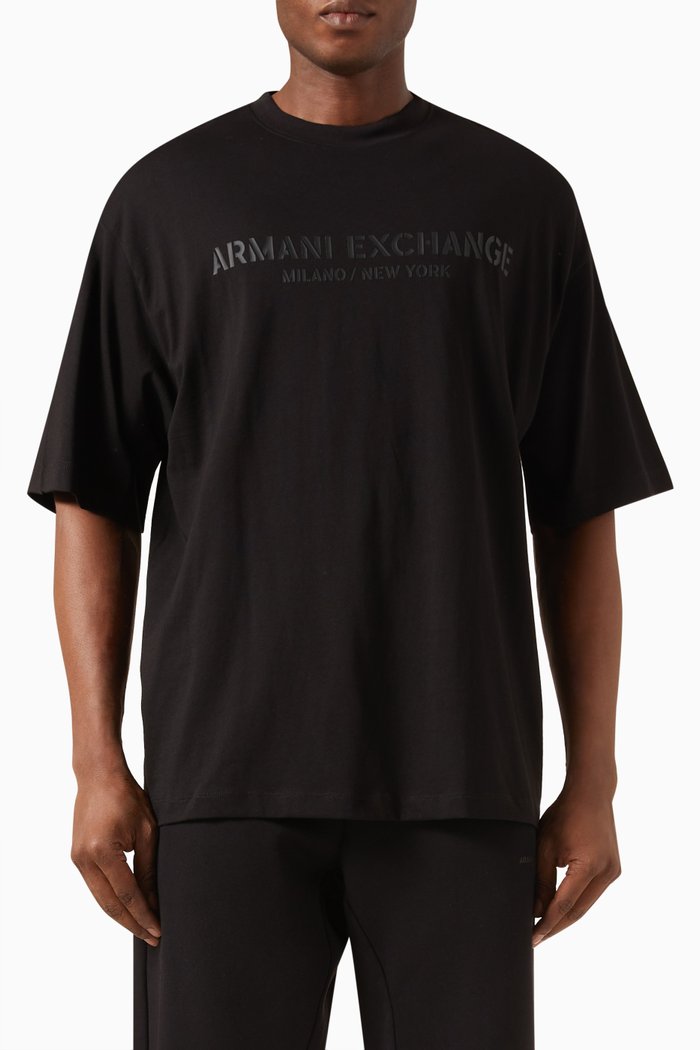 

Logo T-shirt in Cotton Jersey, Black