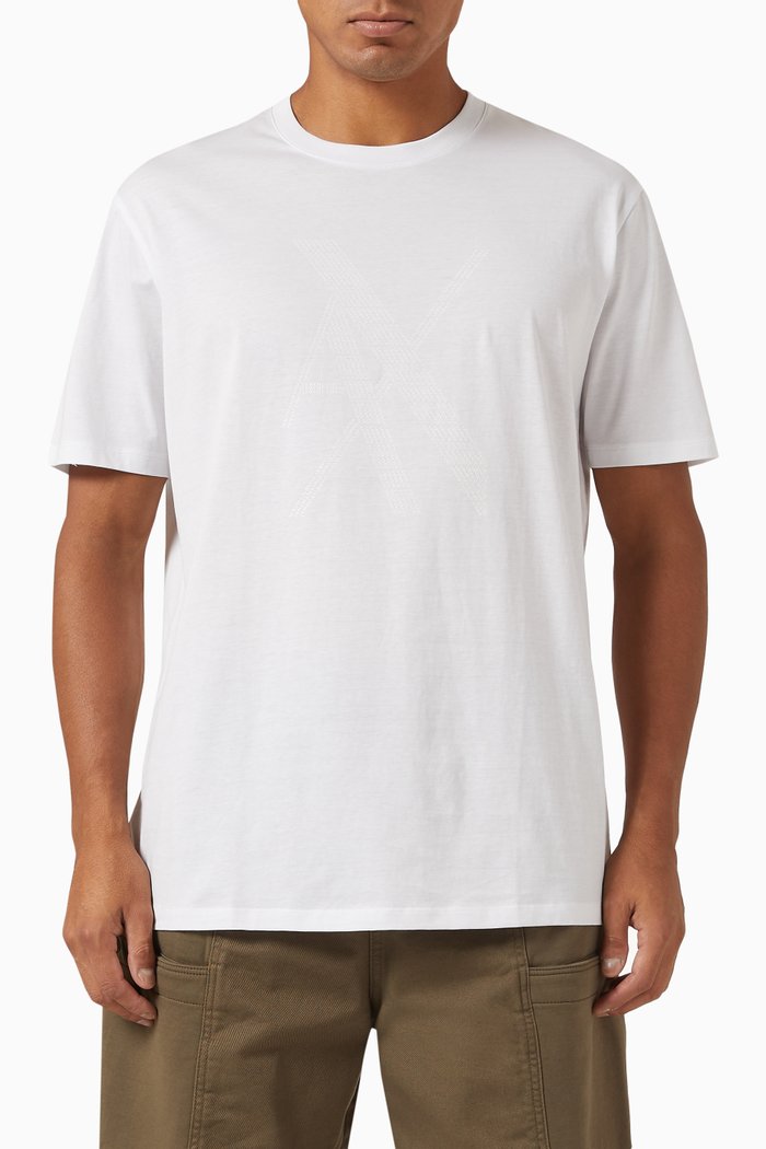 

Logo T-shirt in Cotton Jersey, White