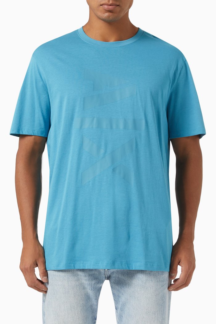 

Logo T-shirt in Cotton Jersey, Blue