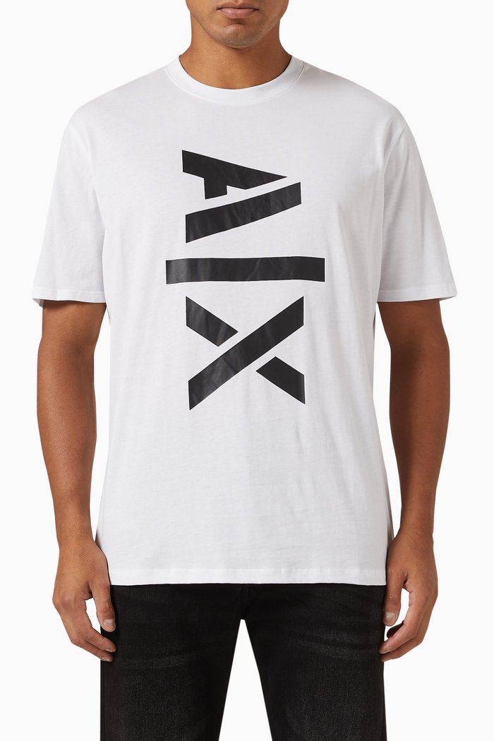 

Logo T-shirt in Cotton Jersey, White