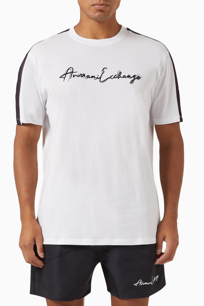 

Logo T-shirt in Cotton Jersey, White