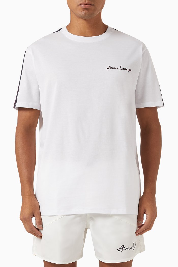 

Logo T-shirt in Cotton Jersey, White
