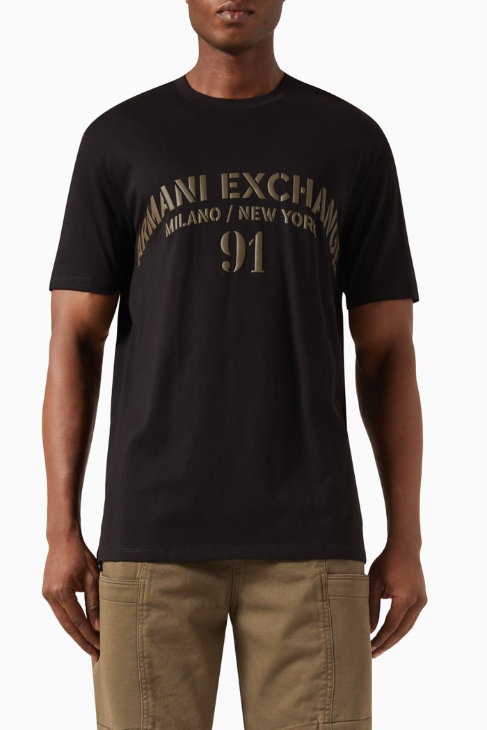

Logo T-shirt in Cotton Jersey, Black
