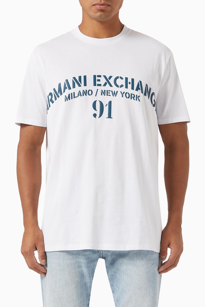 

Logo T-shirt in Cotton Jersey, White