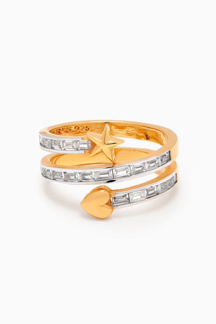 

Jenny Ring in 24kt Gold-plated Sterling Silver