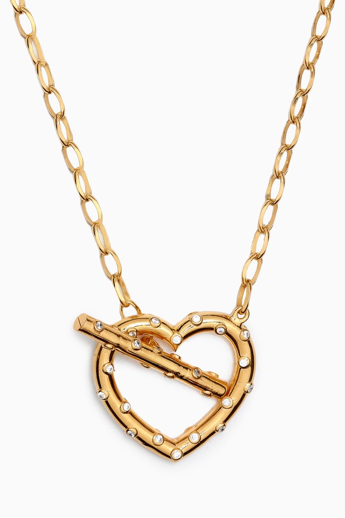 

Heartbreaker Necklace in 24kt Gold-plated Sterling Silver