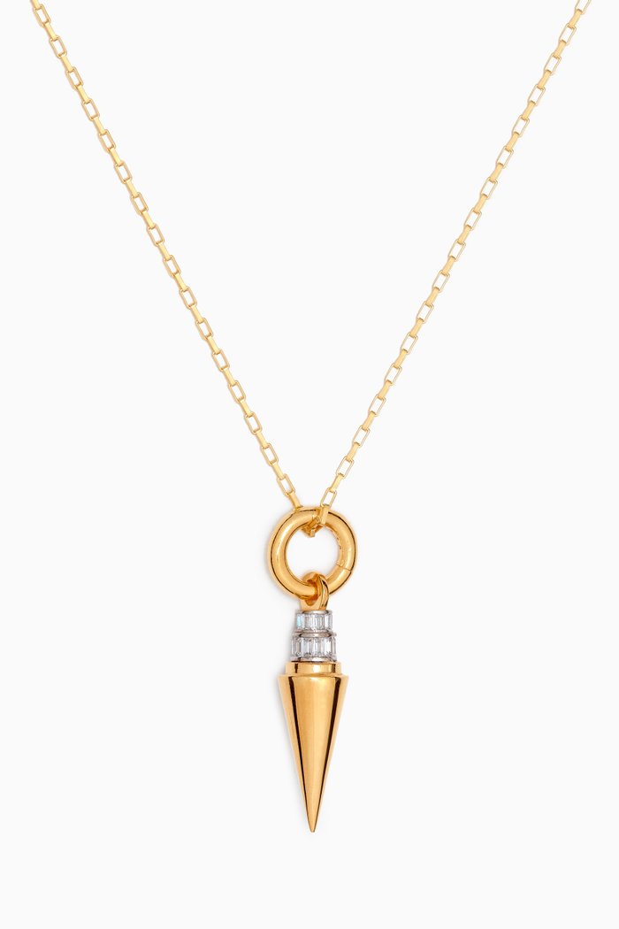 

Pendant Necklace in 24kt Gold-plated Sterling Silver