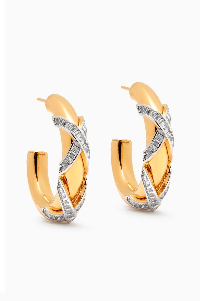 

Island Sun Hoop Earrings in 24kt Gold-plated Sterling Silver