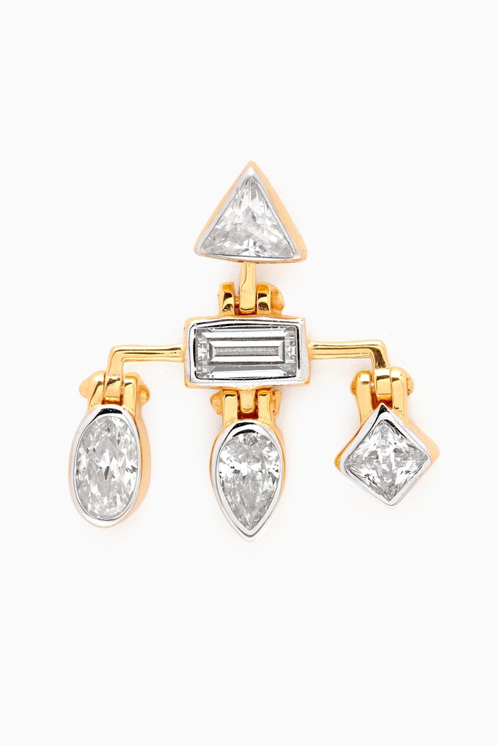 

Gigi Single Earring in 24kt Gold-plated Sterling Silver
