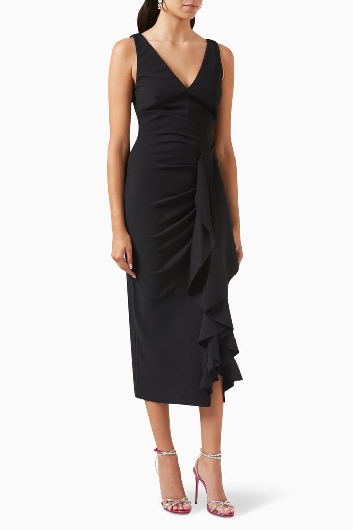 

Elizabethan Ruffle Dress, Black